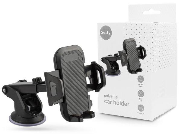 Setty univerzális műszerfalra/szélvédőre helyezhető autós tartó - Setty
US-T1 Universal Car Holder - fekete