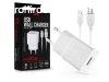 Maxlife USB hlzati tlt adapter + USB - Type-C kbel 1 m-
