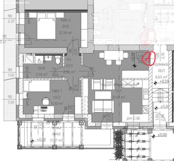 Eladó 57m2-es Téglalakás, Hatvan