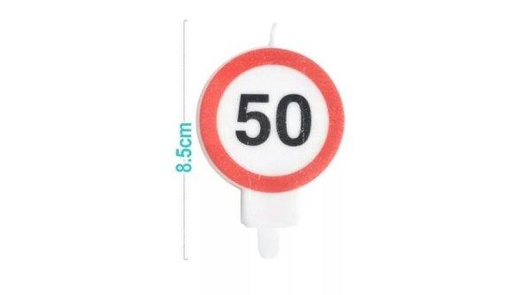 50-es szülinapi gyertya