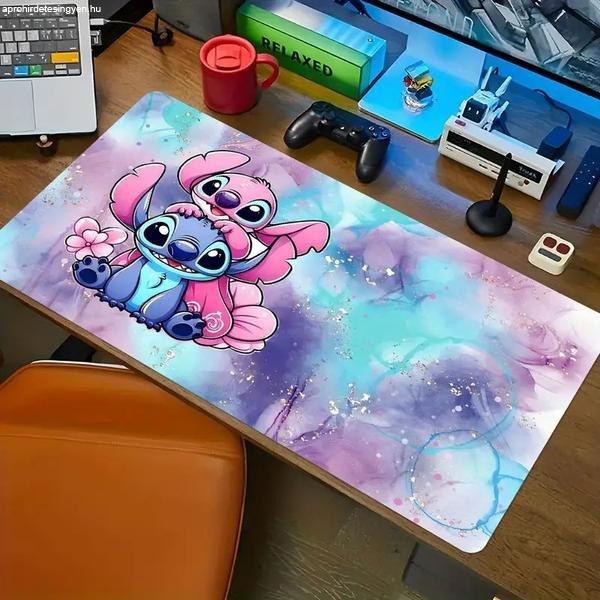 Stitch és Angel Gamer Egérpad – Lila-kék galaxis mintával EP1019866-70x30