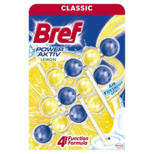 Bref WC illatosító 3x50g Power Aktív Lemon (citrom)