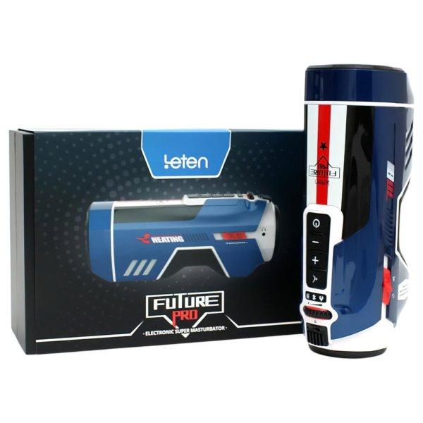 Leten SM Future Pro - lökő, nyögő, szorító, melegítő maszturbátor
(kék)