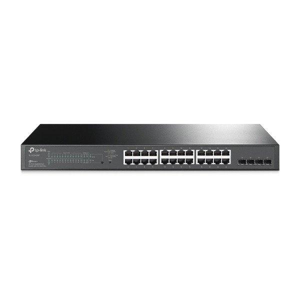 TP-Link Switch Smart PoE - SG2428P JetStream™ (L2,L2+; IPv6; 24port 1Gbps +
4port SFP; 24 af/at PoE+ port; 250W)