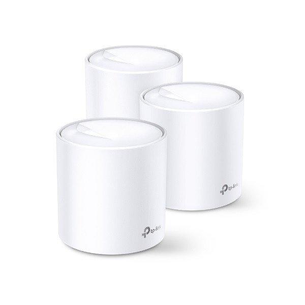 TP-Link Mesh WiFi AX1800 Deco X20 (3 pack; 574Mbps 2,4GHz + 1204Mbps 5GHz; WPA3)