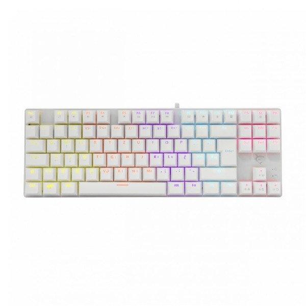 White Shark COMMANDOS GK-2106W/R-HU fehér mechanikus magyar (red switch) gamer
billentyűzet