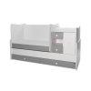 Lorelli MiniMax kombi gy 72x190 - White & Stone Grey