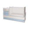 Lorelli Combo kombi gy 70x170 - White Baby Blue