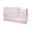 Lorelli Combo kombi gy 70x170 - White Orchid Pink
