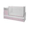 Lorelli Trend PLUS kombi gy 70x165 - White & Orchid Pin