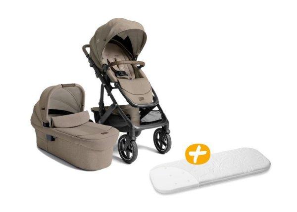 Joie Signature Vinca 2in1 babakocsi + Ramble XL mózeskosár - Sandstone