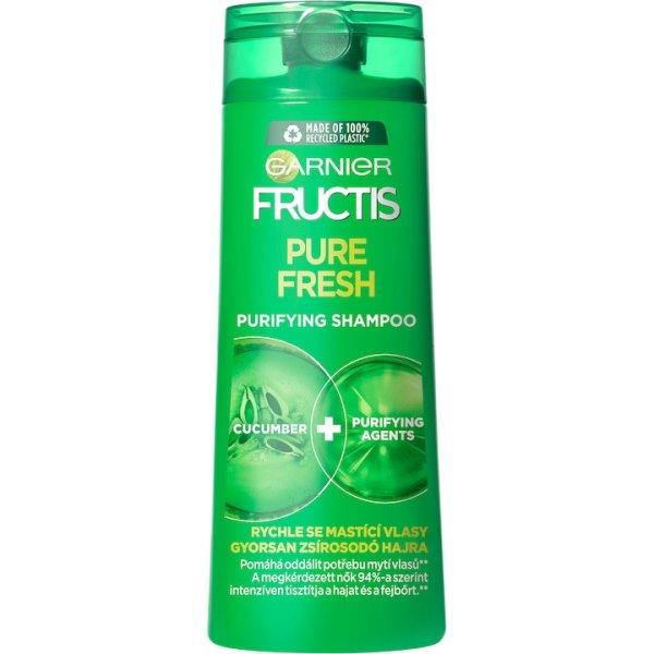 Garnier Erősítő sampon gyorsan zsírosodó hajra Fructis (Pure Fresh
Strengthening Shampoo) 250 ml