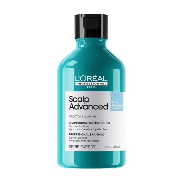 L'Oréal Professionnel Korpásodás elleni sampon Scalp Advanced
(Anti-Dandruff Dermo Clarifier Shampoo) 300 ml