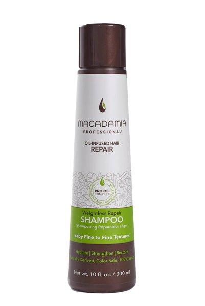 Macadamia Könnyű hidratáló sampon minden hajtípushoz Weightless Repair
(Shampoo) 300 ml
