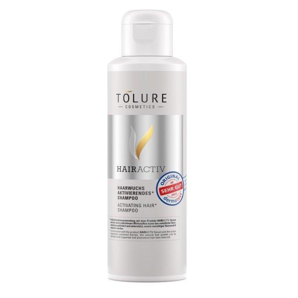 Tolure Cosmetics Erősítő sampon dúsabb hajért Hairactiv (Activating Hair
Shampoo) 200 ml