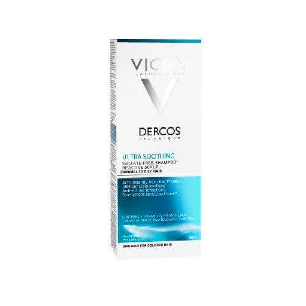 Vichy Ultranyugtató sampon normál és zsíros hajraDercosDercos (Ultra
smoothing Shampoo) 200 ml