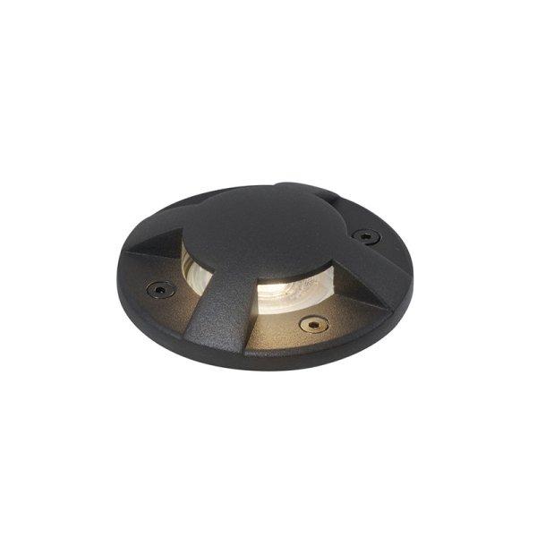 Modern fekete talajba süllyesztett spotlámpa GU10 50mm 4-fény effektus IP65 -
Cellar