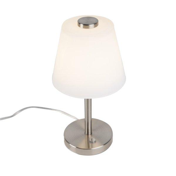 Design asztali lámpa acélból, fényerőszabályzóval, LED-del - Regno