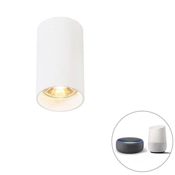 Okos modern reflektor fehér, WiFi GU10 izzóval - Tuba