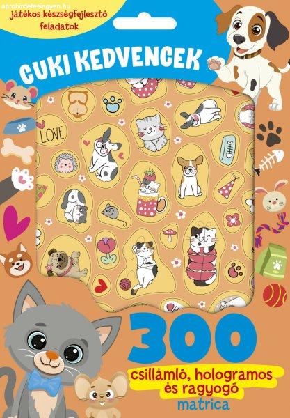 Cuki kedvencek - 300 csillámló, hologramos és ragyogó matricával