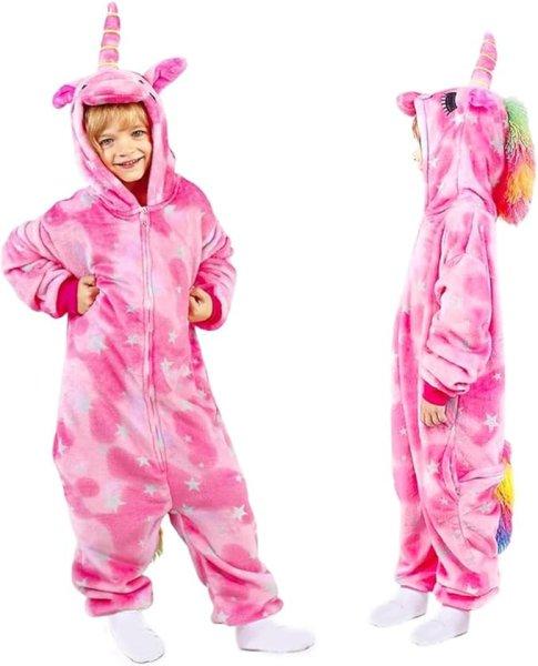 Vcumter gyerekeknek szánt unicorn onesie pizsama 140 cm