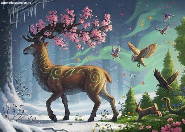 Ravensburger 1000 darabos puzzle – A szarvas, a tavasz hírnöke
