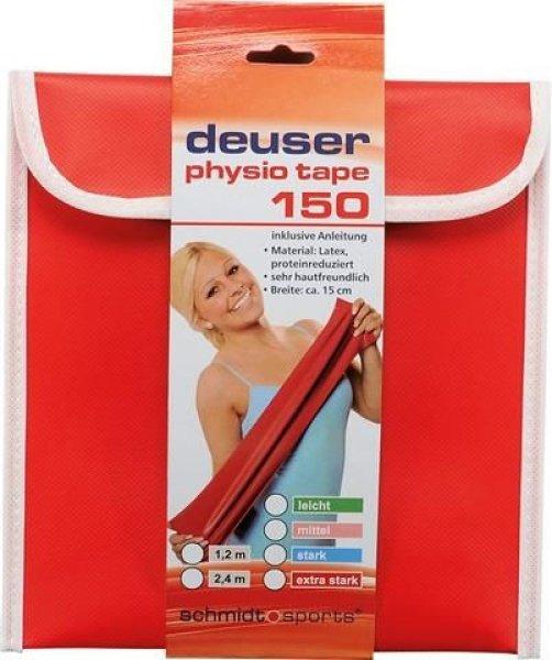 DEUSER Physio Tape Erősítő Gumiszalag 150 zöld-gyenge, 2,4 m
