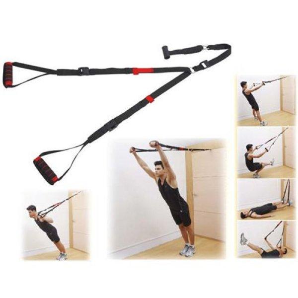 SPARTAN Multigym Trainer Hevederes Erősítő Ajtó Horgonnyal