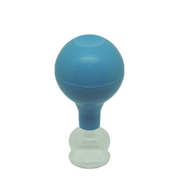 ÜVEGKÖPÖLY Gumilabda-pumpával 2,7 cm