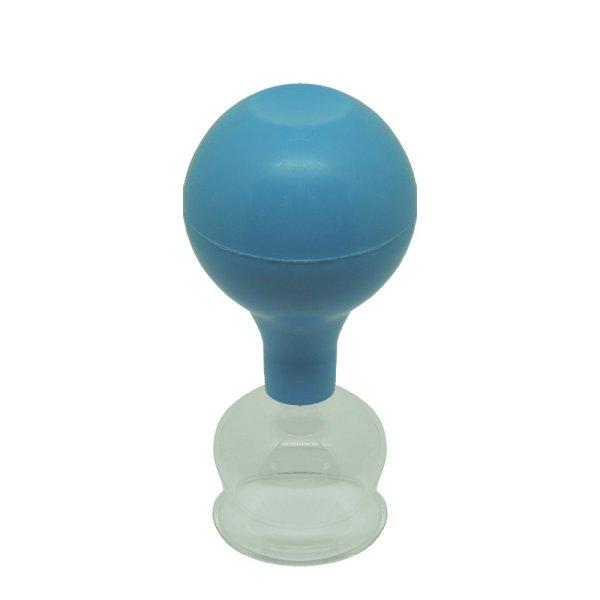 ÜVEGKÖPÖLY Gumilabda-pumpával 3,2 cm