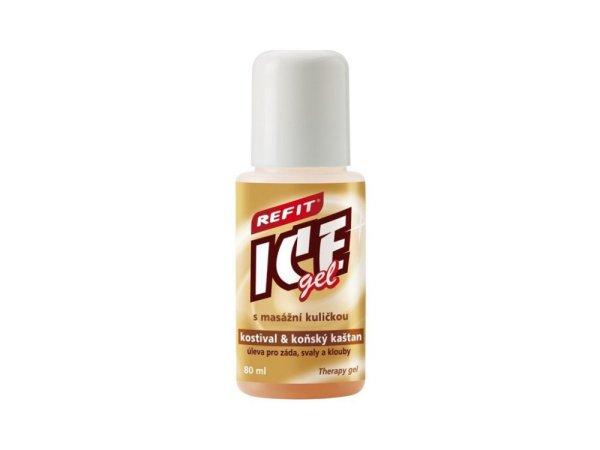 REFIT Ice Gel Fekete Nadálytő és Vadgesztenye 80 ml Roll-on