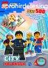 LEGO CITY-CITY Kalandok-Tbb mint 500 thelyezhet Matrica