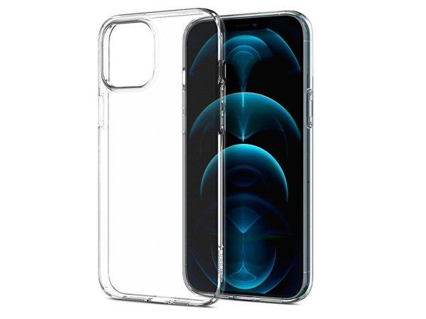 Apple iPhone 12/12 Pro ütésálló hátlap - Spigen Liquid Crystal -
átlátszó