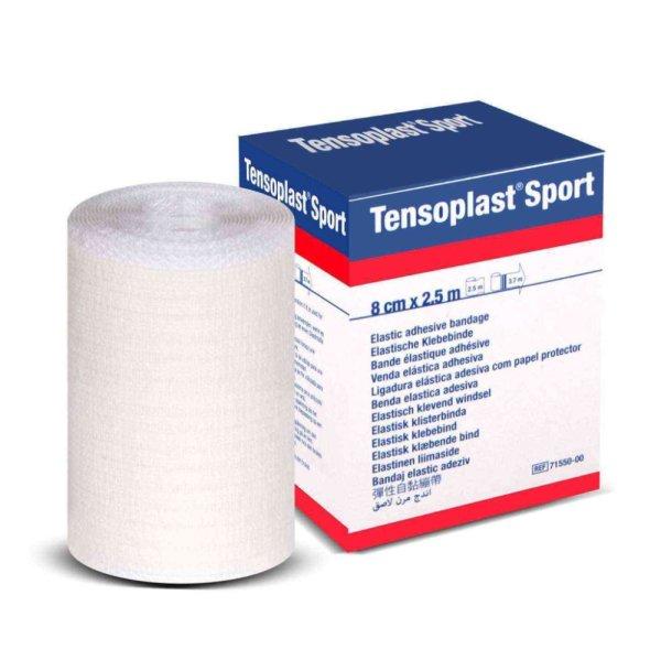 BSN MEDICAL Tensoplast Sport elasztikus öntapadó pólya 8 cm x 2,5 m
(tapadókötés)