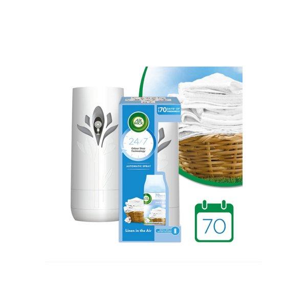 Légfrissítő készülék utántöltővel 250 ml AirWick Freshmatic Frissen
mosott ruha