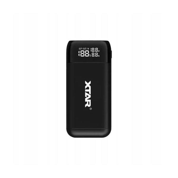 XTAR-PB2SL V2 power bank és akkutöltő 2A max 22,5W