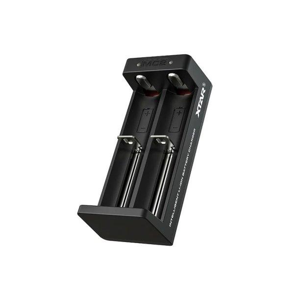 XTAR MC2 NEW akkutöltő 2 csatornás,Li-ion,IMR,INR,ICR akkuhoz DC 5V/2A