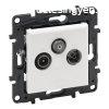 Legrand Nilo Step TV-R-SAT vgzr aljzat (10 dB), fehr, L