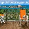 Fzfa apcarcs dszlevelekkel 1 x 2m - zld/barna
