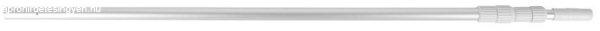 Teleszkópos nyél medencehálóhoz TS08312 120-360cm, 0,8 mm, ezüst