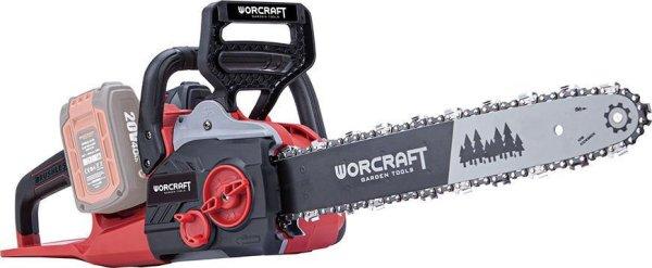 Láncfűrész Worcraft CGC-S40LiBA ShareSYS, 2x20V Li-Ion, 16", lánc, 40
cm