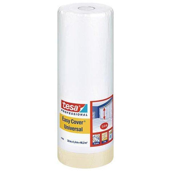 Tesa® Pro Easy Cover® univerzális fólia, szalag, 1,4 m, L-33 m, átlátszó