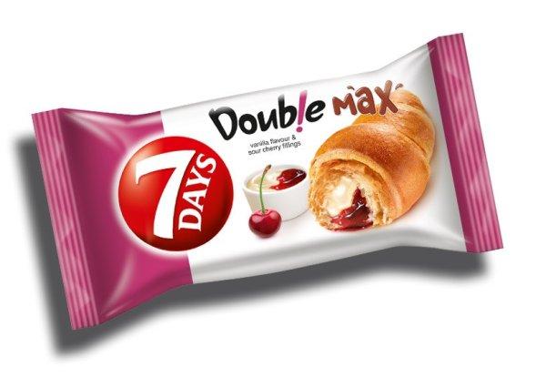 7 Days Croissant Double 80G Vanília-Meggy