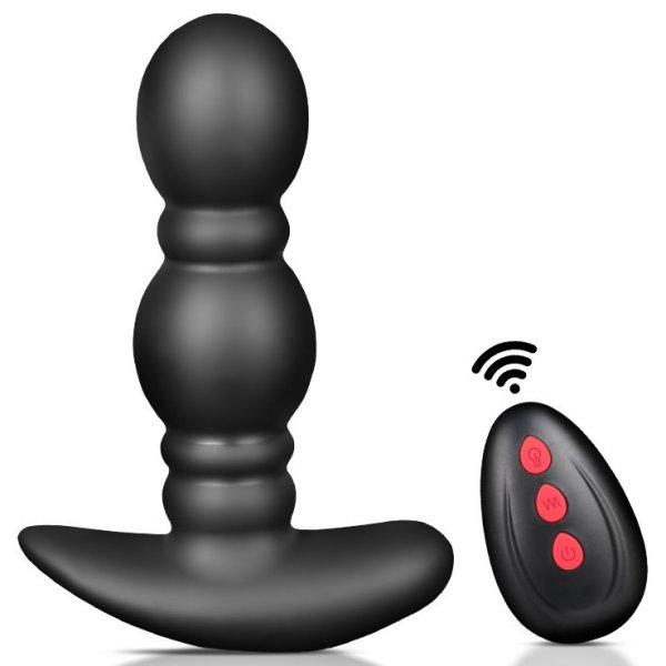 Inflatable Vibrátor – állítható anális izgató 11 x 3.8 cm