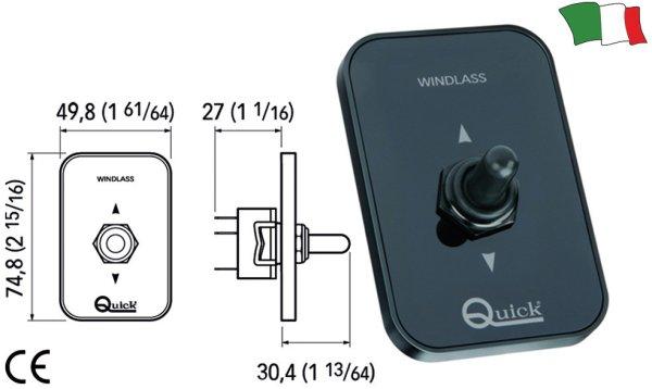 Elektromos horgonycsörlő kapcsoló WCS820 GFN
