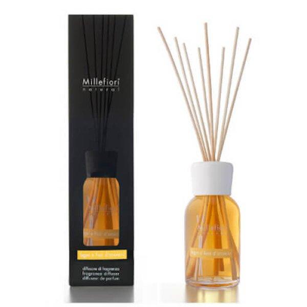 Millefiori Milano Aroma diffúzor Natural Legni e Fiori d’Arancio 250 ml