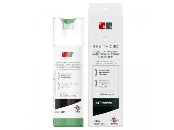DS Laboratories Hajhullás elleni antioxidáns kondicionáló Revita.CBD (Super
Antioxidant Hair Stimulating Conditioner) 205 ml