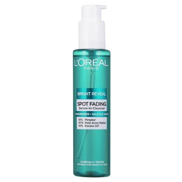 L'Oréal Paris Sötét foltok elleni tisztító gél Bright Reveal Spot
Fading (Serum-In-Cleanser) 150 ml