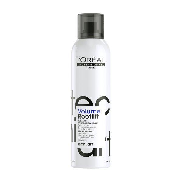 L'Oréal Professionnel Hab a haj mennyiségének növelésére a
gyökerektől Tecni.Art Volume Lift (Root Lift Spray-mousse) 250 ml