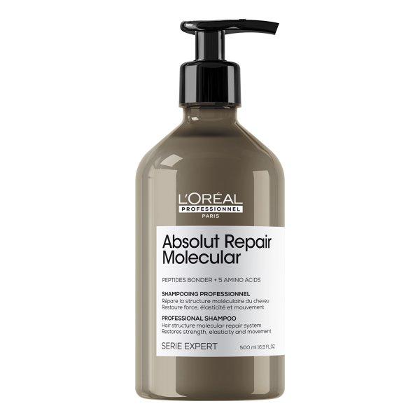 L'Oréal Professionnel Sampon sérült hajra Absolut Repair Molecular
(Professional Shampoo) 500 ml
